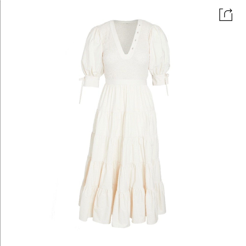 Ulla Johnson Rory Tiered Ruffle Dress - Picture 3 of 4